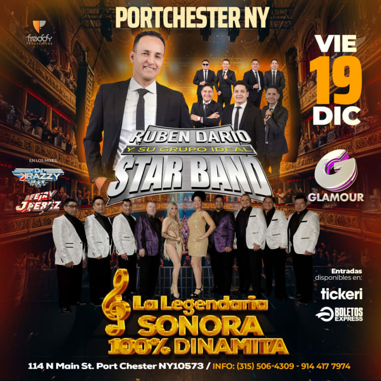 Event - Start Band & Sonora Dianmita EN PORT CHESTER,NY - Port Chester, NY - Fri, December 19, 2025} | concert tickets