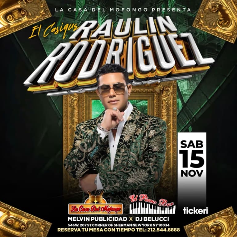 Event - RAULIN RODRIGUEZ - New York, New York - November 15, 2025 | concert tickets