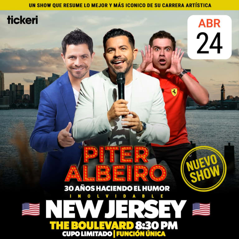 Event - Piter Albeiro En New Jersey  INOLVIDABLE - North Bergen, New Jersey - April 24, 2026 | concert tickets
