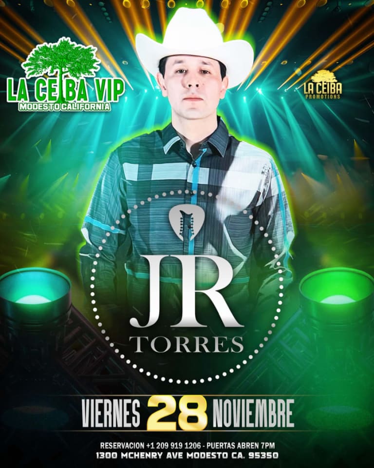 Event - JR Torres en concierto - Modesto, California - November 28, 2025 | concert tickets