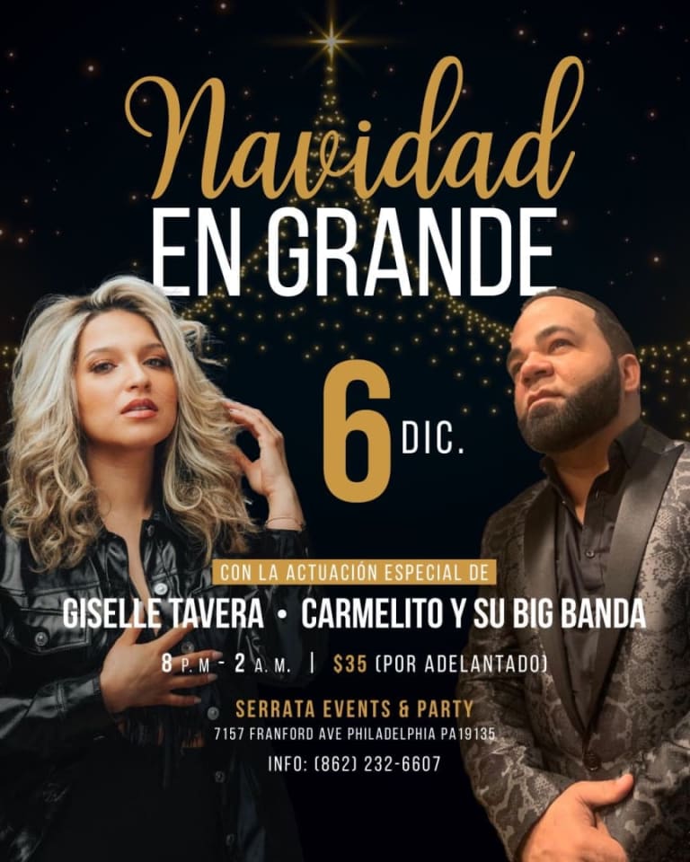 Event - Giselle Tavera & Carmelito y su Big Band en vivo - Philadelphia, PA - Sat, December 6, 2025} | concert tickets