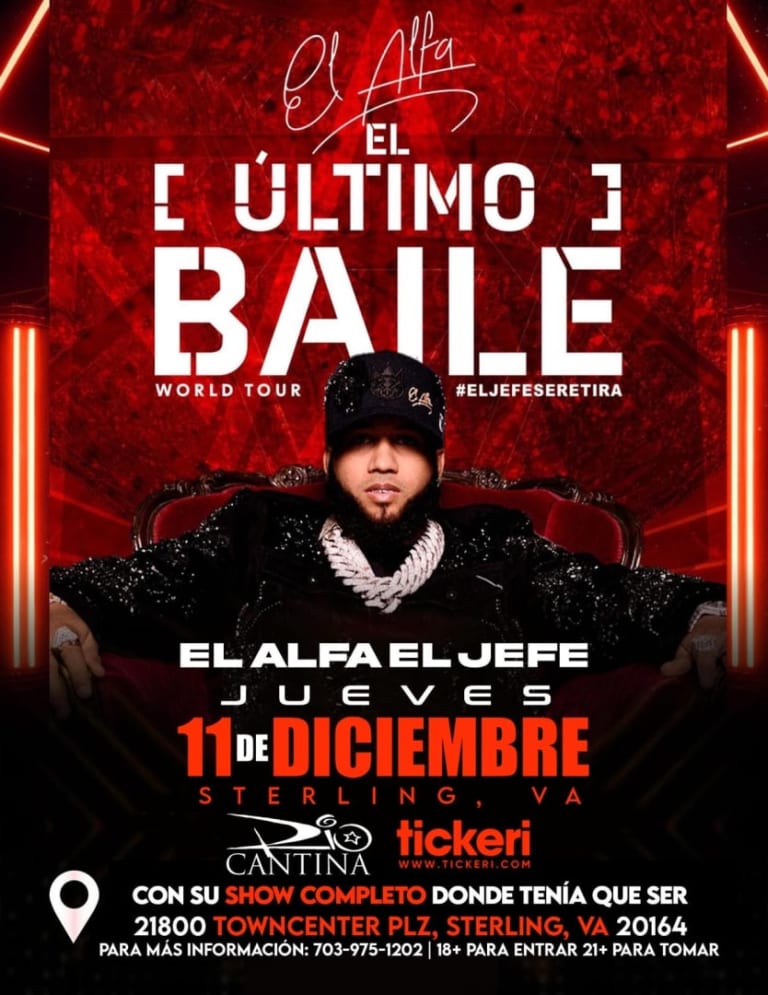 Event - EL ALFA EL JEFE EN CONCIERTO !!! - Sterling, Virginia - December 11, 2025 | concert tickets