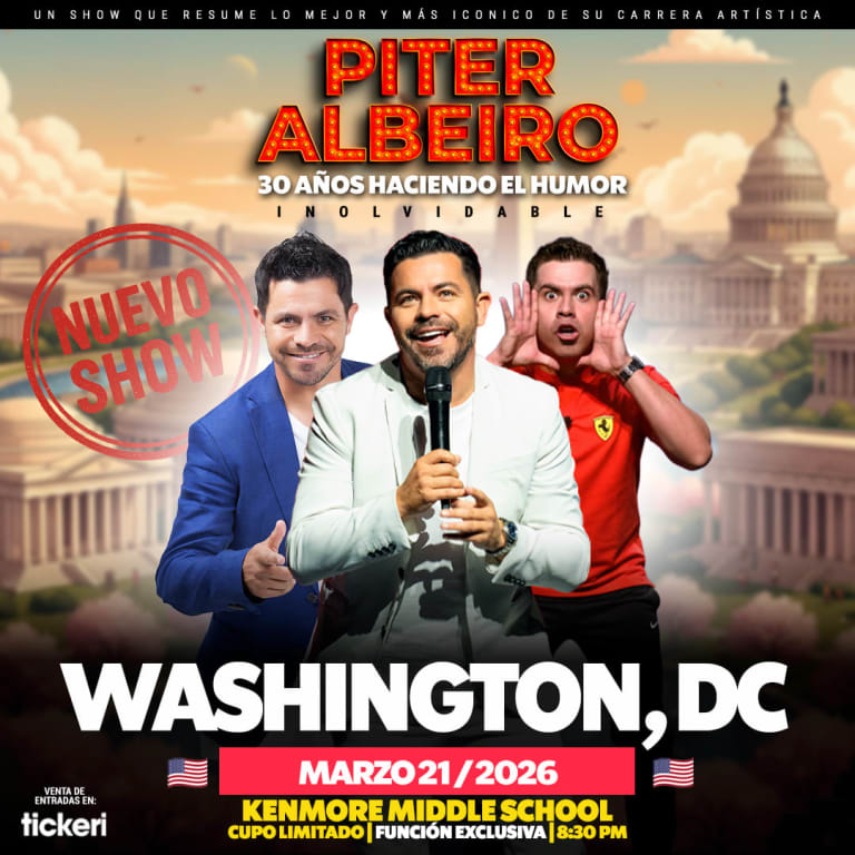 Event - Piter Albeiro En Washington DC 30 Aniversario - Arlington, Virginia - March 21, 2026 | concert tickets