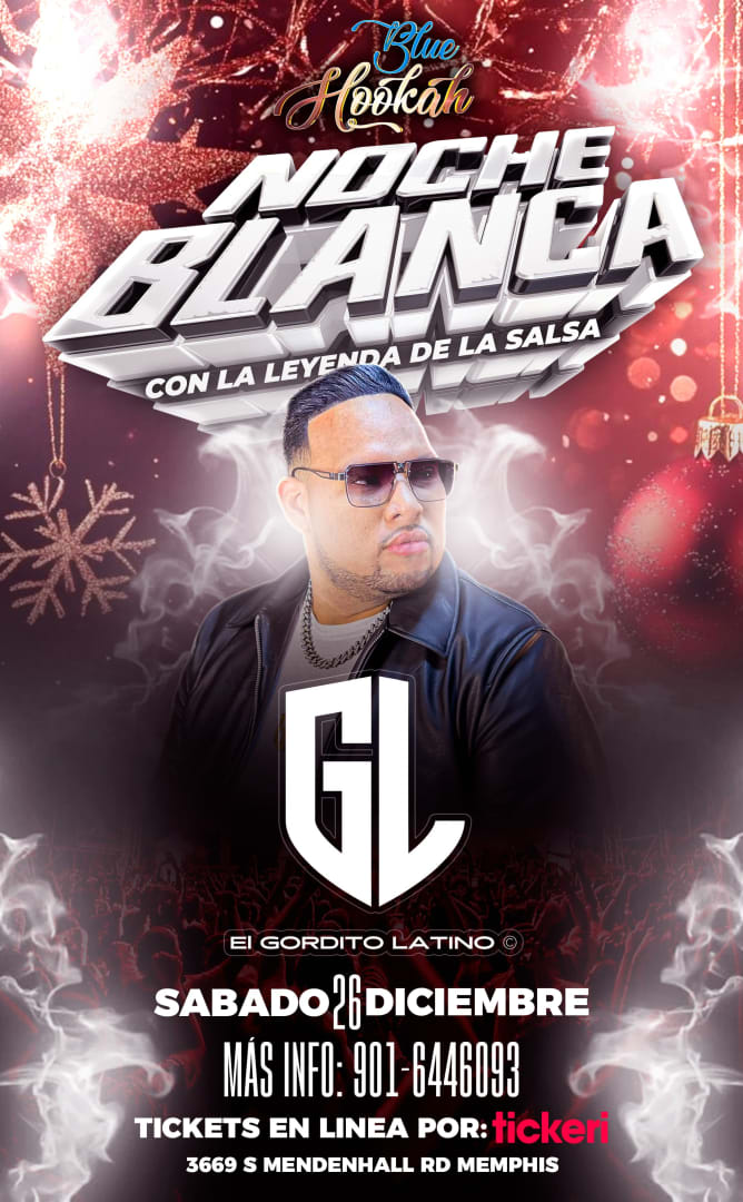 Event - NOCHE BLANCA CON DJ GORDITO LATINO - Memphis, Tennessee - December 26, 2025 | concert tickets