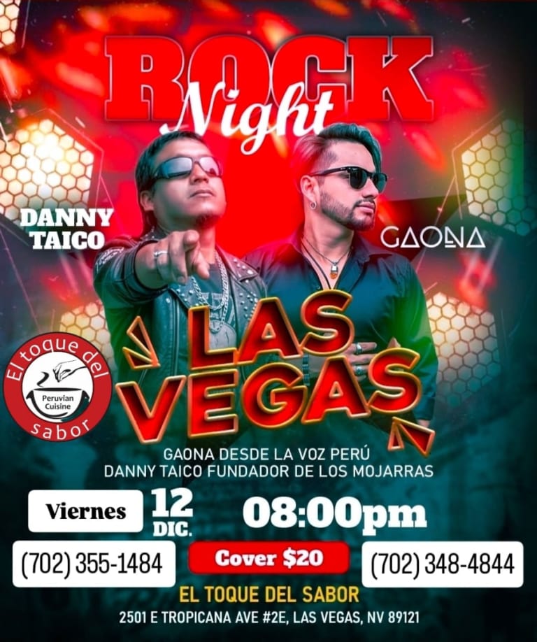 Event - Danny Taico (fundador de Los Mojarras) y Gaona en concierto  - LAS VEGAS, Nevada - December 12, 2025 | concert tickets