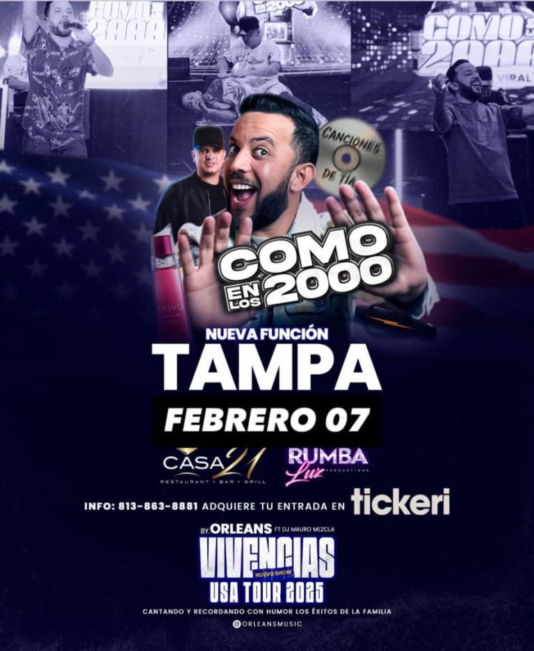 Event - COMO EN LOS  2000 CON ORLEANS EN TAMPA - Tampa, Florida - February 7, 2026 | concert tickets