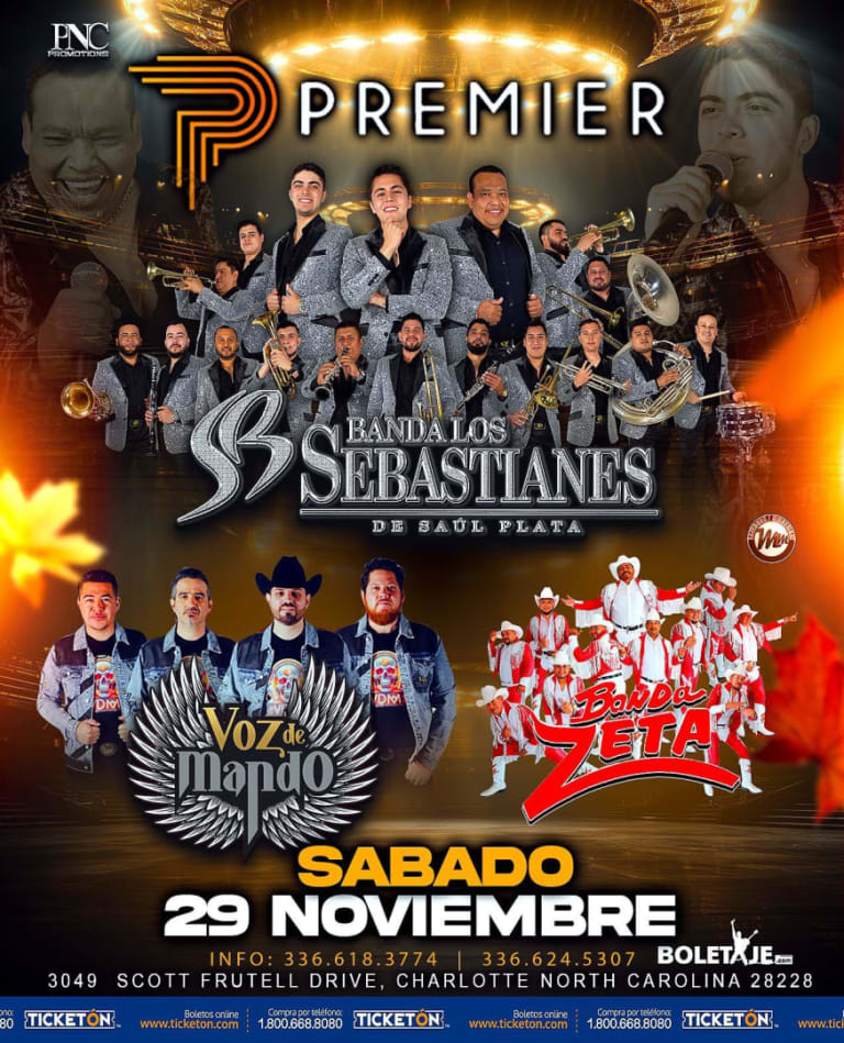Event - Banda Los Sebastianes Y Mas - Charlotte, North Carolina - November 29, 2025 | concert tickets