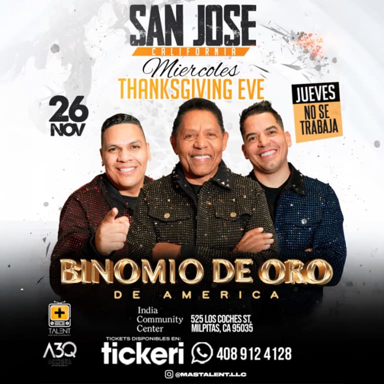 Event - Binomio de Oro de América ¡En Concierto! - San José (California) - Milpitas, California - November 26, 2025 | concert tickets