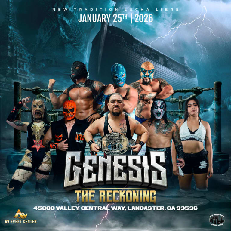 Event - Ntll Genesis The Reckoning lucha libre/pro wrestling  - Lancaster, CA - Sun, January 25, 2026} | concert tickets