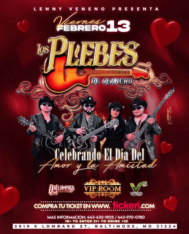 Event - Los Plebes de Olancho en concierto - Baltimore, MD - vie, 13 de febrero de 2026} | concert tickets