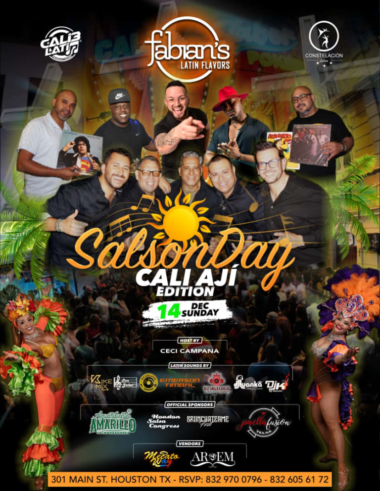 Event - ☀️SALSONDAY☀️ CALI AJÍ EDITION 🌶️🇨🇴 - Houston, TX - Sun, December 14, 2025} | concert tickets