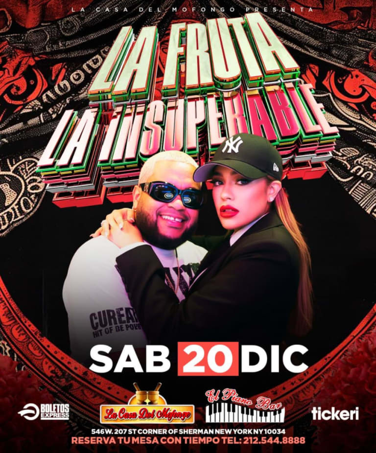 Event - LA FRUTA & LA INSUPERABLE LA PAREJA DEL MOMENTO - New York, New York - December 20, 2025 | concert tickets