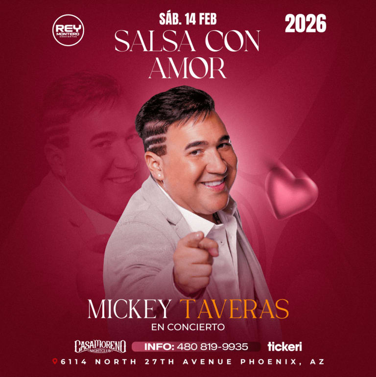 Event - Mickey Taveras - Salsa Con Amor - Phoenix, AZ - sáb, 14 de febrero de 2026} | concert tickets
