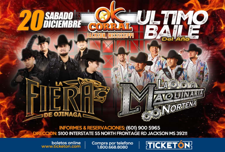 Event - Ultimo Baile del Año  - Jackson, Mississippi - December 20, 2025 | concert tickets