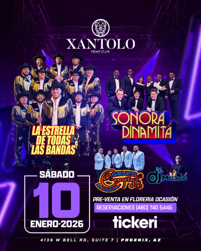 Event - La Estrella De Todas Las Bandas, Sonora Dinamita y Mas - Phoenix, AZ - sáb, 10 de enero de 2026} | concert tickets