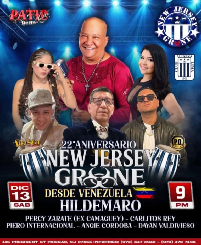 Event - Hildemaro en  NJG Aniversario - Passaic, New Jersey - December 13, 2025 | concert tickets
