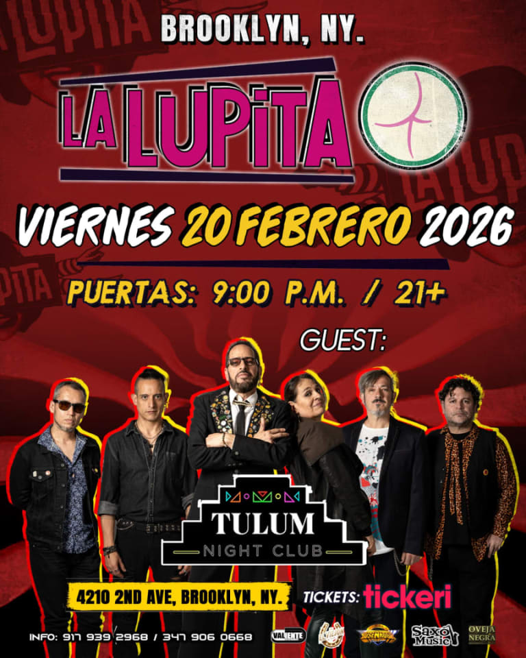 Event - LA LUPITA EN COCNIERTO - Brooklyn, New York - February 20, 2026 | concert tickets
