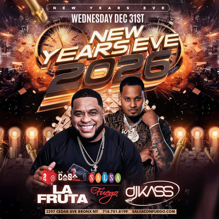 Event - LA FRUTA New Years Eve Party 2026 / Fiesta De Nuevo año con LA FRUTA - Bronx, New York - December 31, 2025 | concert tickets