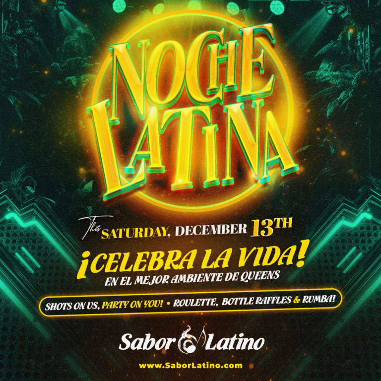 Event - NOCHE LATINA EN SABOR LATINO NY - Queens, NY - sáb, 13 de diciembre de 2025} | concert tickets