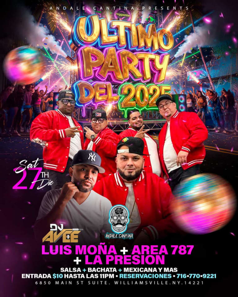 Event - Último party del año  - Williamsville, New York - December 27, 2025 | concert tickets