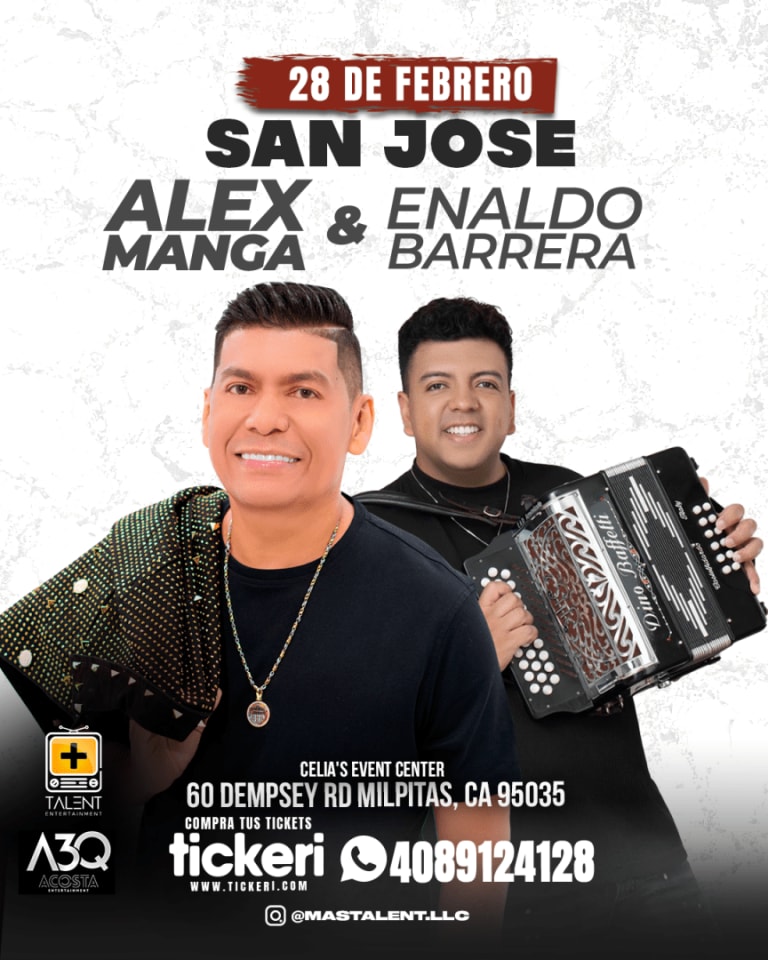 Event - ALEX MANGA - Milpitas, California - February 28, 2026 | concert tickets