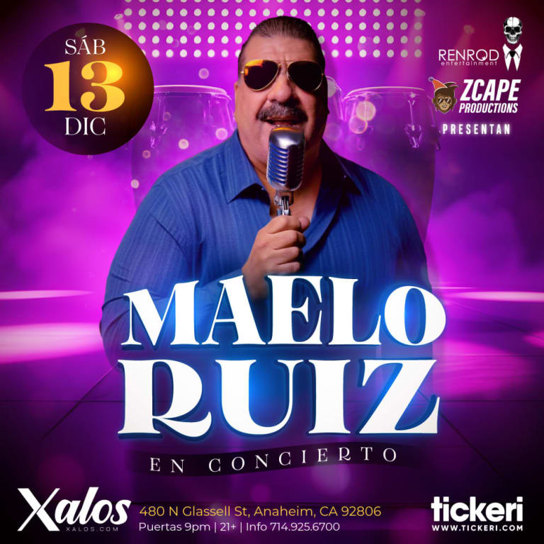 Event - Maelo Ruiz en concierto en Anaheim - Anaheim, CA - Sat, December 13, 2025} | concert tickets