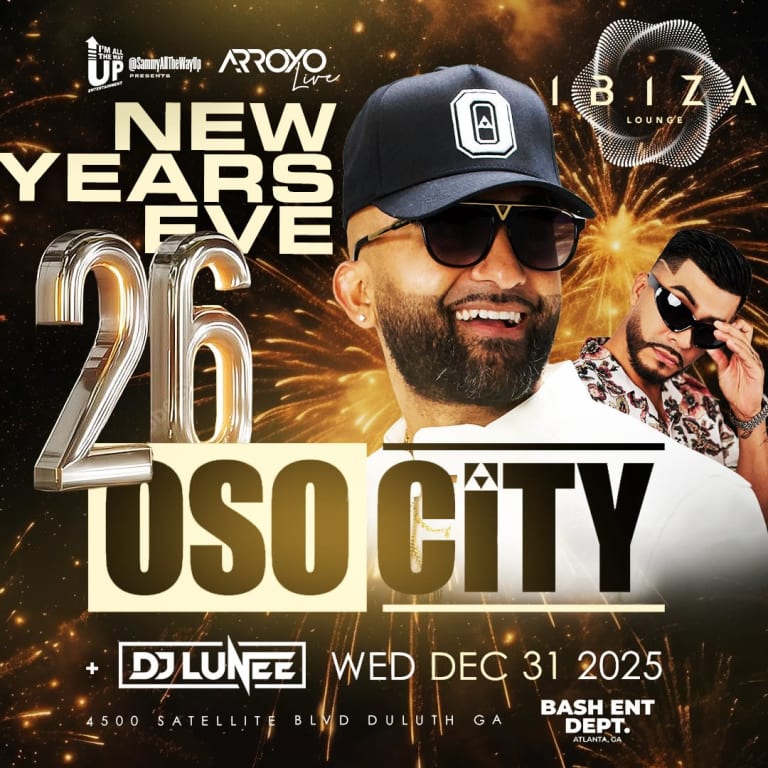 Event - NYE 2026 CELEBRATION Featuring OSO CITY + DJ Lunee - Atlanta, GA - mié, 31 de diciembre de 2025} | concert tickets