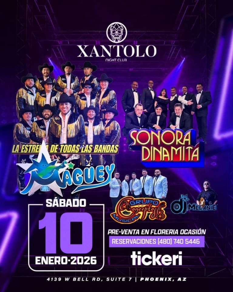 Event - La Estrella De Todas Las Bandas, Sonora Dinamita y Mas - Phoenix, AZ - sáb, 10 de enero de 2026} | concert tickets