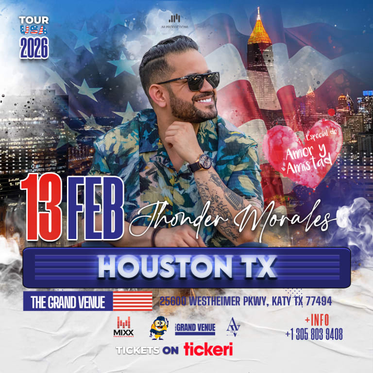 Event - Jhonder Morales En Houston - Katy, Texas - February 13, 2026 | concert tickets