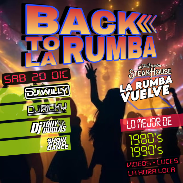 Event - BACK TO LA RUMBA MIAMI - Doral, FL - Sat, December 20, 2025} | concert tickets