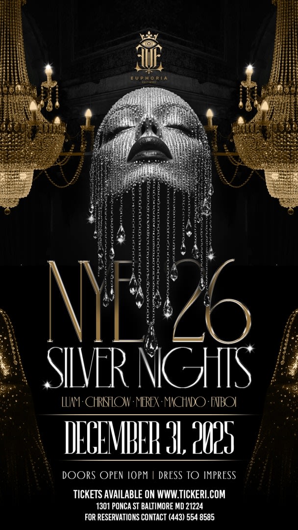 Event - NEW YEARS EVE AT EUPHORIA CLUB  - Baltimore, Maryland - December 31, 2025 | concert tickets