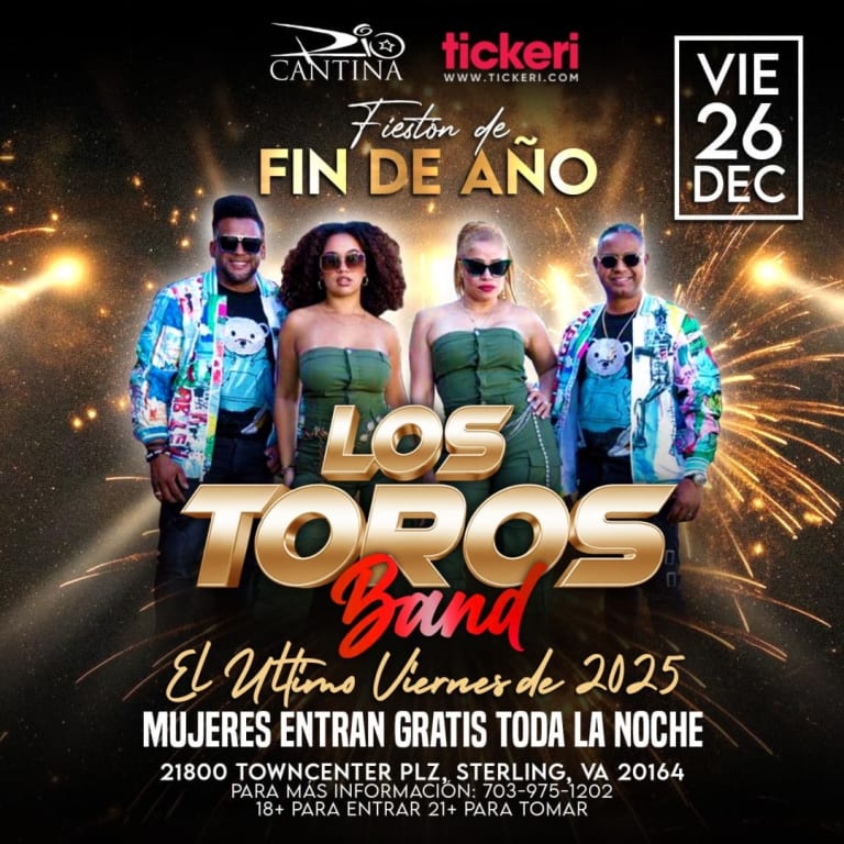 Event - LOS TOROS BAND EN CONCIERTO !!! - Sterling, Virginia - December 26, 2025 | concert tickets