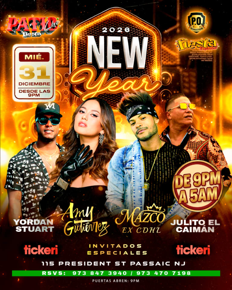 Event - Fiesta de Año Nuevo - Passaic, New Jersey - December 31, 2025 | concert tickets