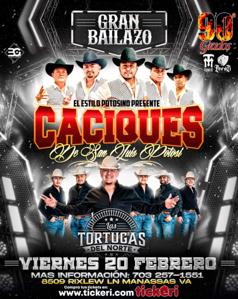 Event - Gran Bailazo Caciques Y Tortugas Del Norte - Manassas, Virginia - February 20, 2026 | concert tickets
