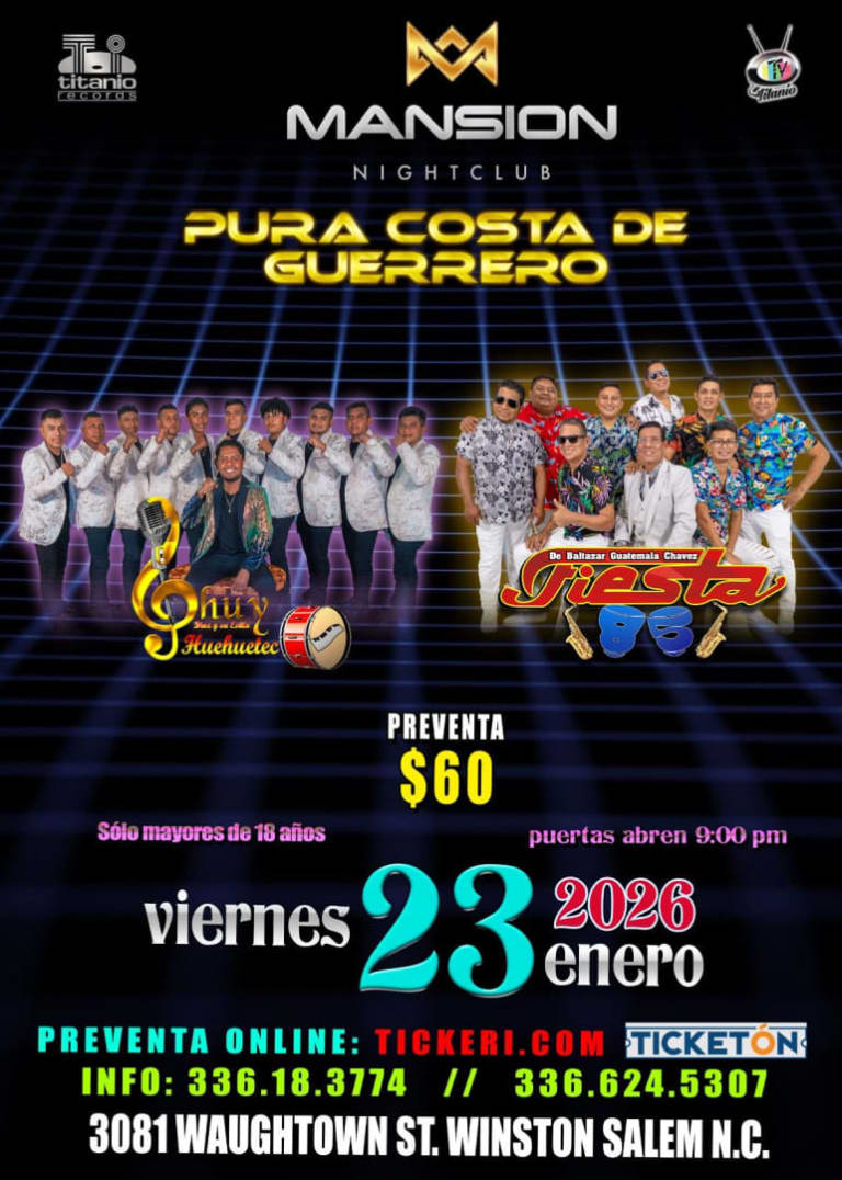 Event - Pura Costa De Guerrero - Winston-Salem, North Carolina - January 23, 2026 | concert tickets