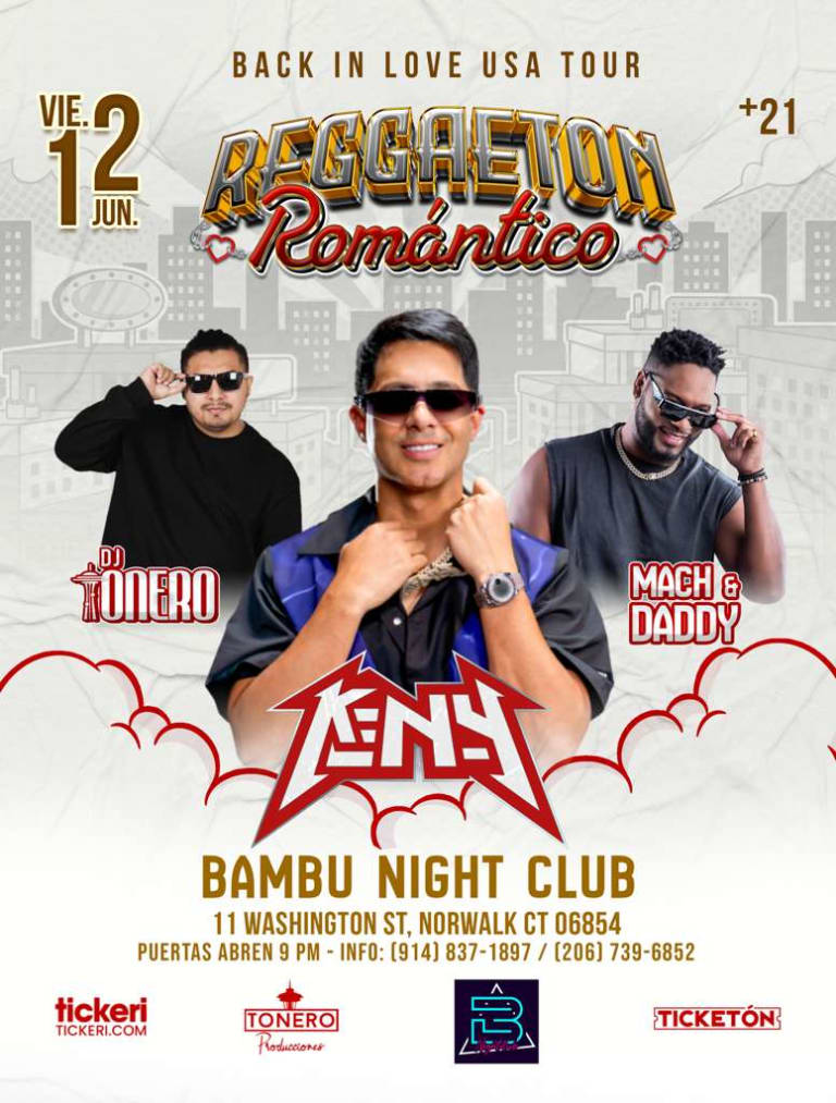 Event - KenY - Mach and Daddy- Dj Tonero- Back In Love USA Tour - Reggeton Romantico  - Norwalk, Connecticut - June 12, 2026 | concert tickets