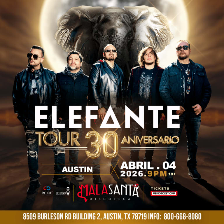 Event - Elefante tour 30 Aniversario en Austin - Austin, Texas - April 4, 2026 | concert tickets