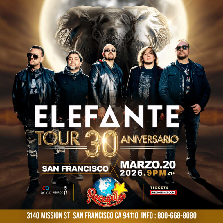 Event - Elefante tour 30 Aniversario en San Francisco - San Francisco, California - March 20, 2026 | concert tickets