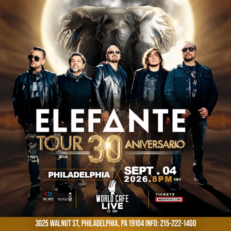 Event - Elefante tour 30 Aniversario en Philadelphia - Philadelphia, Pennsylvania - September 4, 2026 | concert tickets
