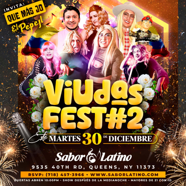 Event - 2ND FESTIVAL DE VIUDAS NY | Sabor Latino - Queens, New York - December 30, 2025 | concert tickets