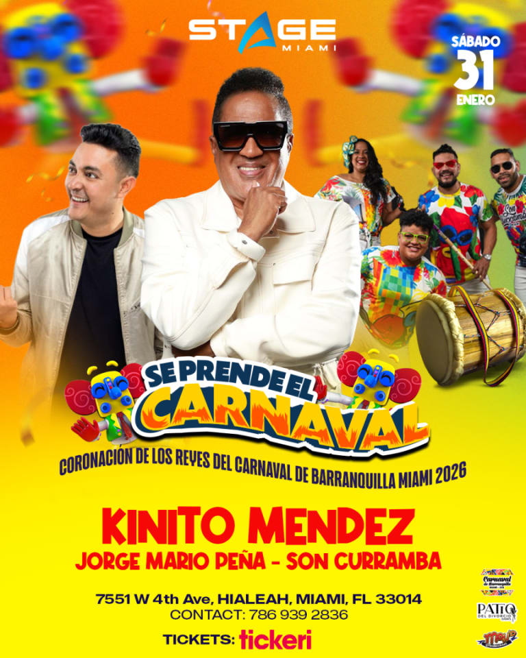 Event - CORONACIÓN REYES DEL CARNAVAL DE BARRANQUILLA EN MIAMI - Hialeah, Florida - January 31, 2026 | concert tickets