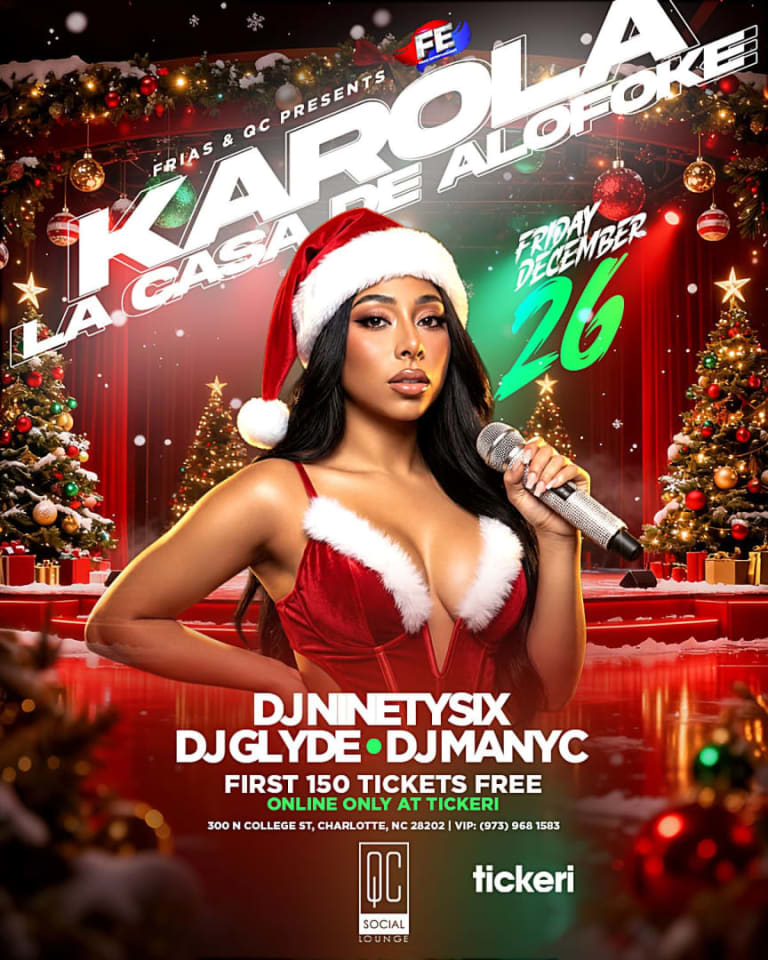 Event - Karola QC lounge  - Charlotte, North Carolina - 26 de diciembre de 2025 | concert tickets