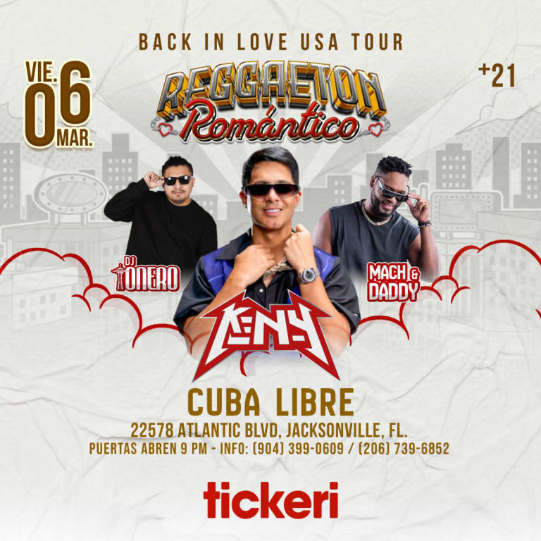 Event - Ken Y- Mach and Daddy- Dj Tonero en Jacksonville  - Jacksonville, Florida - March 6, 2026 | concert tickets