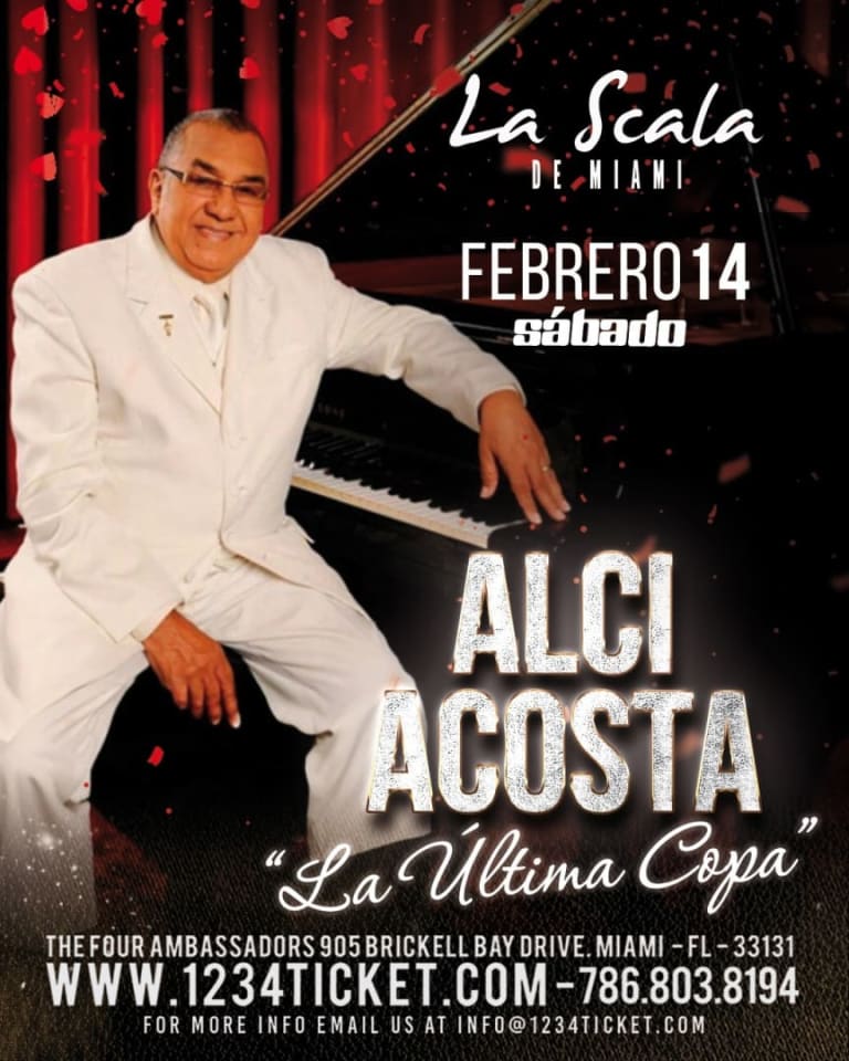 Event - Alci Acosta en concierto - Miami, Florida - February 14, 2026 | concert tickets