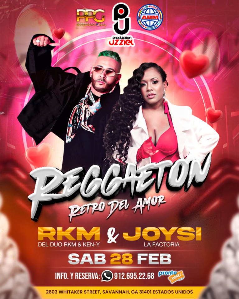 Event - Reggaeton retro del amor con RKM & Joysi en concierto - Savannah, Georgia - February 28, 2026 | concert tickets