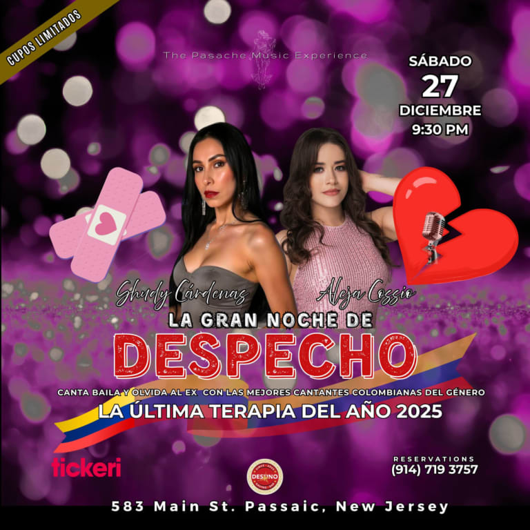 Event - LA GRAN NOCHE DE DESPECHO - La Última Terapia del Año 2025 - Passaic, New Jersey - December 27, 2025 | concert tickets