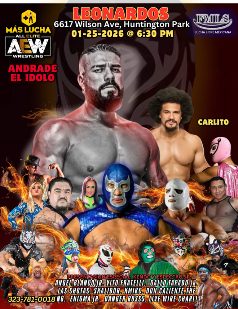 Event - FMLS LUCHA LIBRE MEXICANA  - Los Angeles, CA - Sun, January 25, 2026} | concert tickets