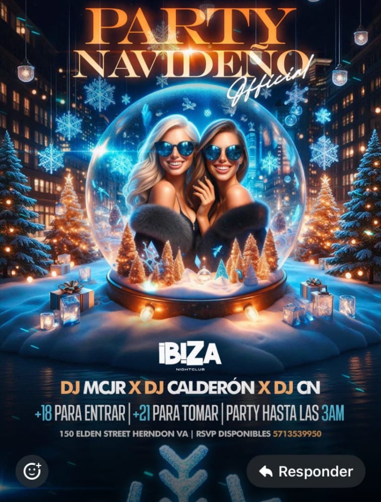 Event - Party navideño esta noche  - Herndon, Virginia - December 24, 2025 | concert tickets