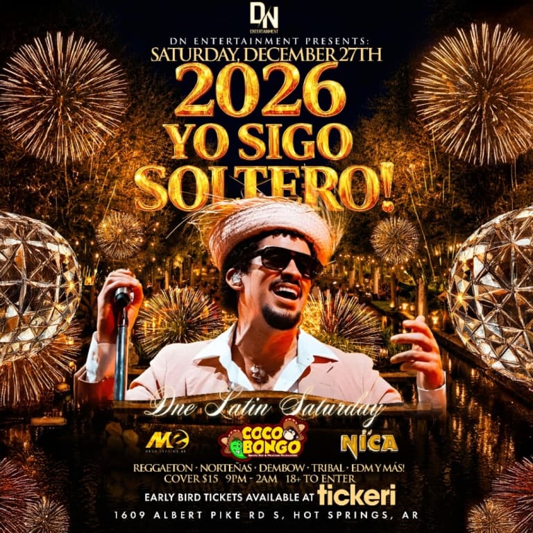 Event - DN Entertainment Presents: 2026 YO SIGO SOLTERO!  - Hot Springs, Arkansas - December 27, 2025 | concert tickets