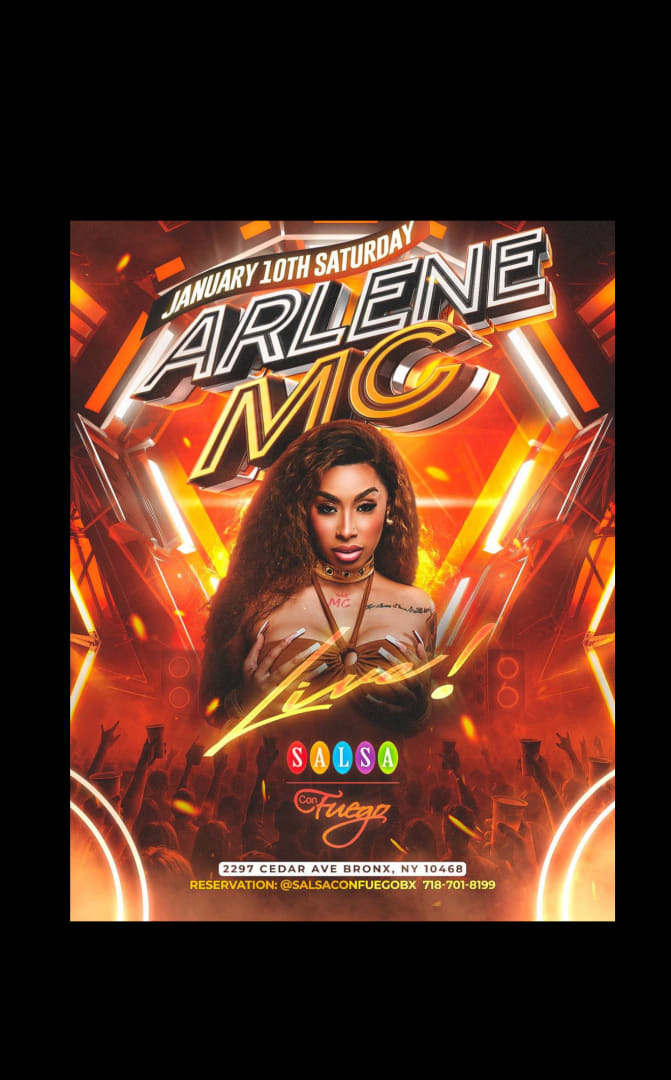 Event - Arlene MC Live Saturday January 10th  - Bronx, New York - January 10, 2026 | concert tickets